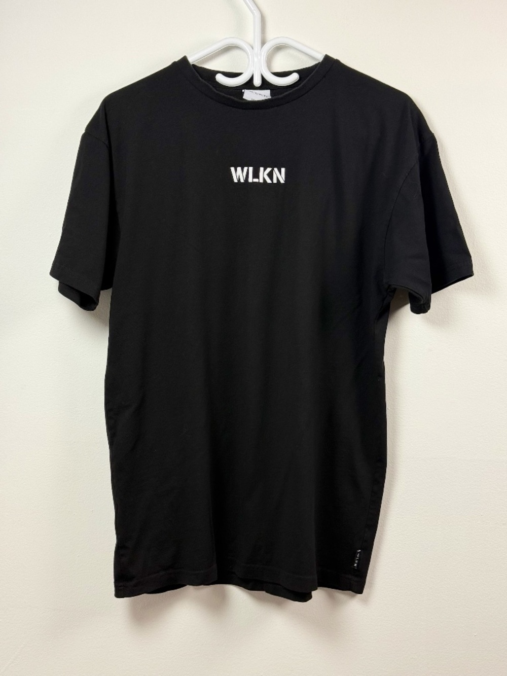 WLKN tee shirt black size Medium 100% cotton like new